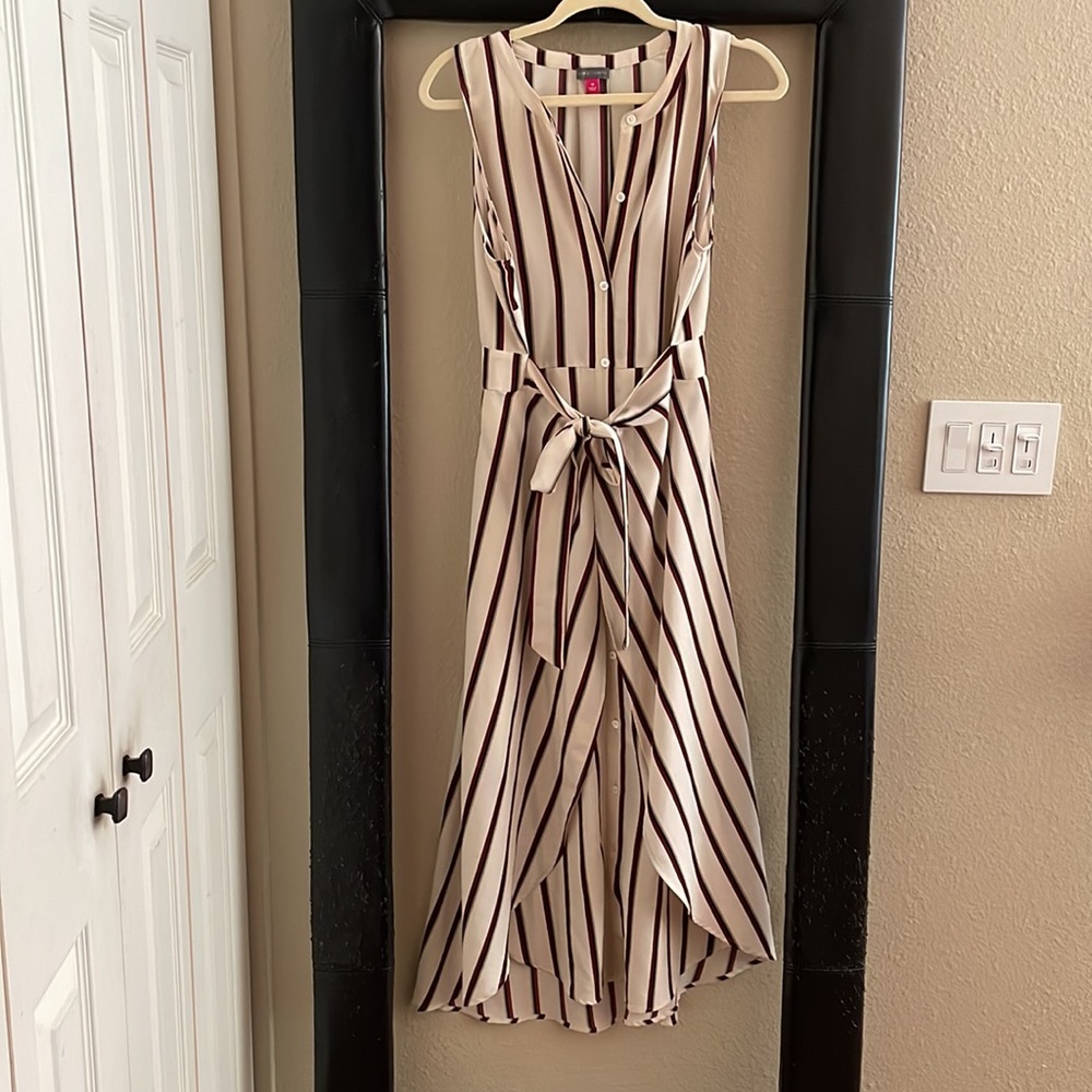 Striped Button Up Maxi Dress